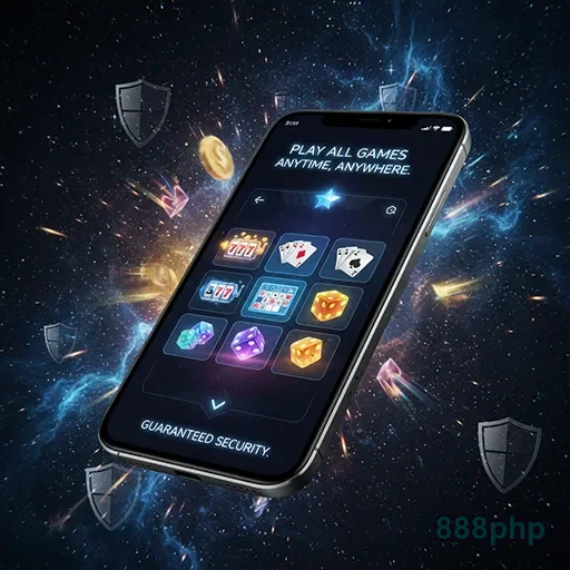 User making secure payment on mobile casino app